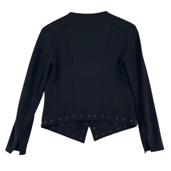 Lysse Black Grommet Stretch Moto Jacket - Picture 4 of 9
